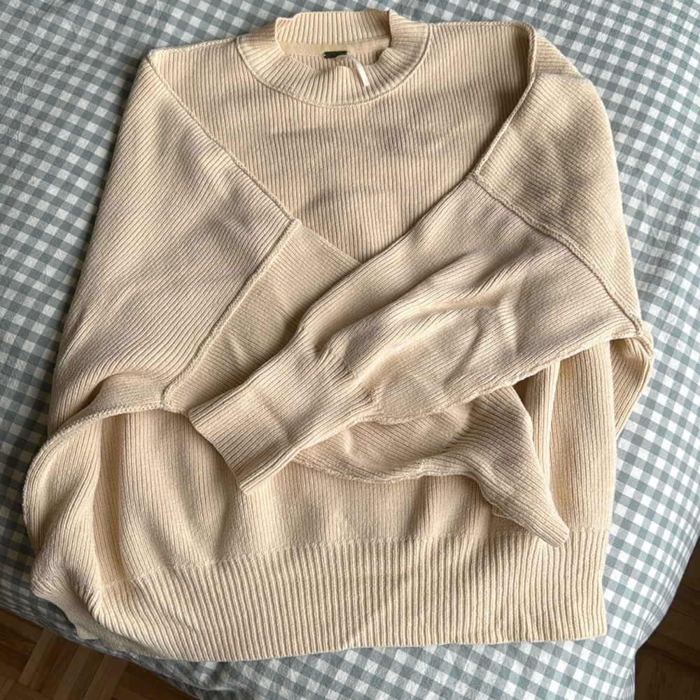 Free people easy street tunic, cream